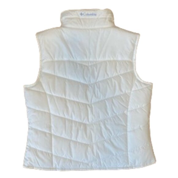 UNC Carolina Tarheels Columbia Reversible Puffer Vest Zip Front Large - Picture 3 of 6